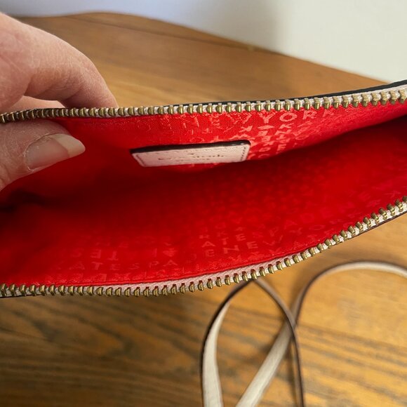 Kate Spade New York Mansfield Mariana pebbled leather crossbody bag Beige - Picture 7 of 10